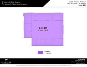 2330 Pontius Ave, Los Angeles, CA for lease Floor Plan- Image 1 of 13