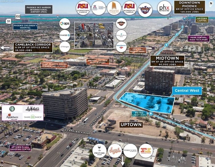 SWC Central & Camelback Rd, Phoenix, AZ for sale - Primary Photo - Image 1 of 1