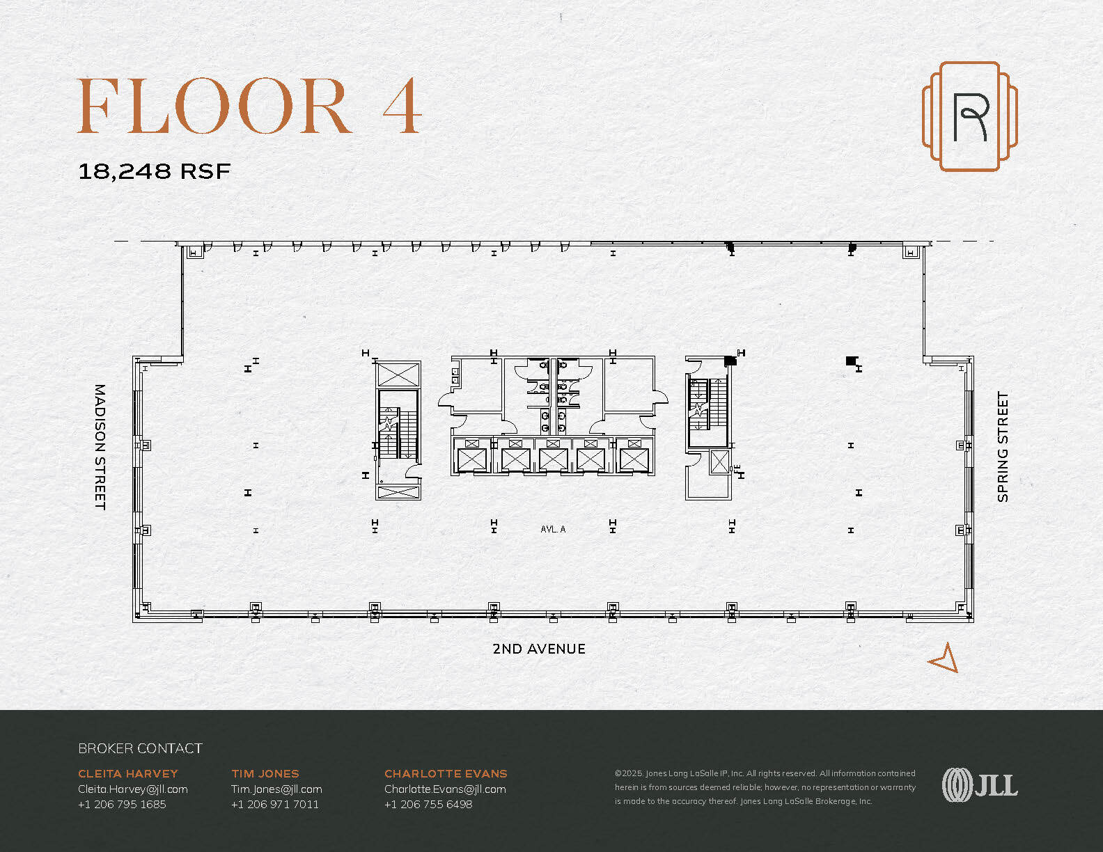 1015 2nd Ave, Seattle, WA for lease Floor Plan- Image 1 of 9