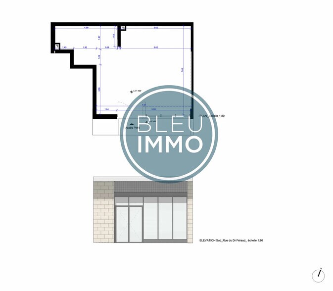 Retail in Cagnes-sur-Mer for lease - Floor Plan - Image 3 of 3