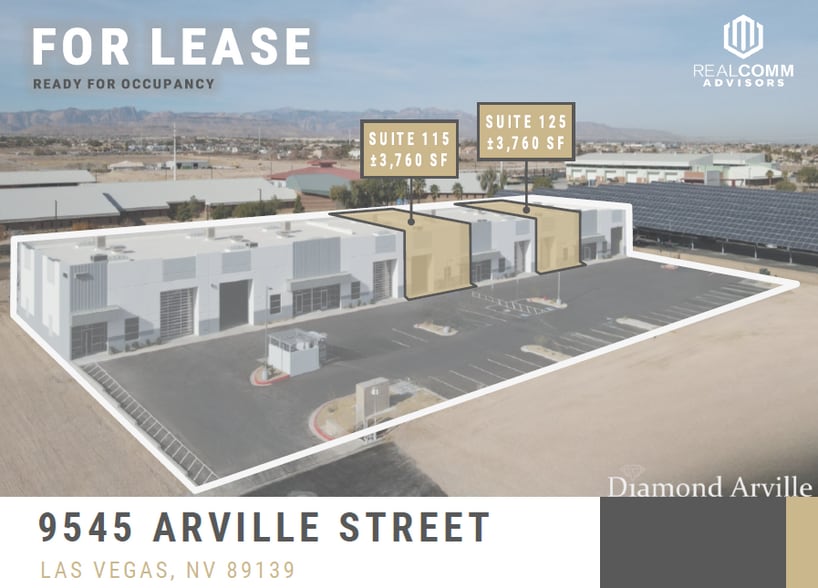 9545 Arville St, Las Vegas, NV for lease - Building Photo - Image 1 of 7