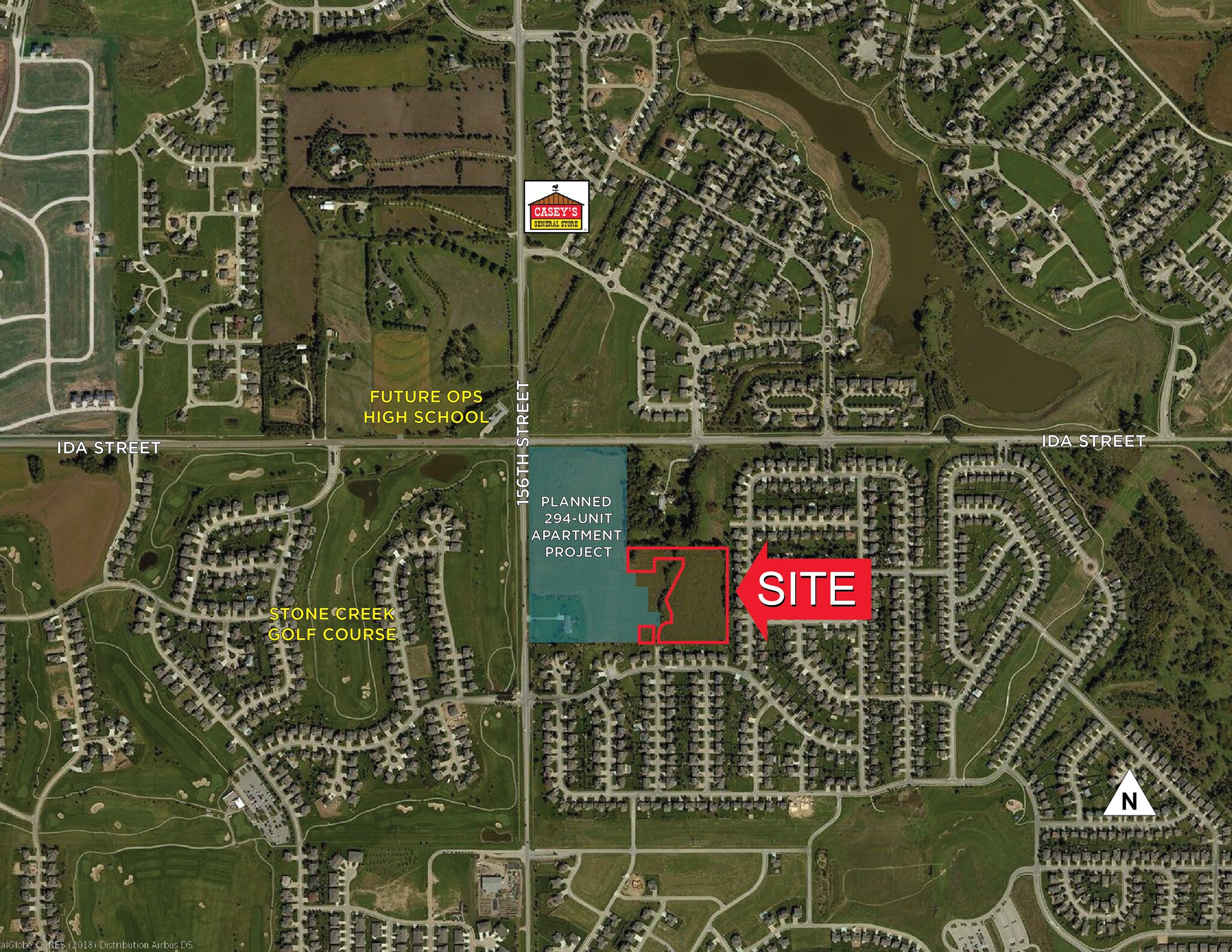 156th, Omaha, NE for sale Aerial- Image 1 of 1