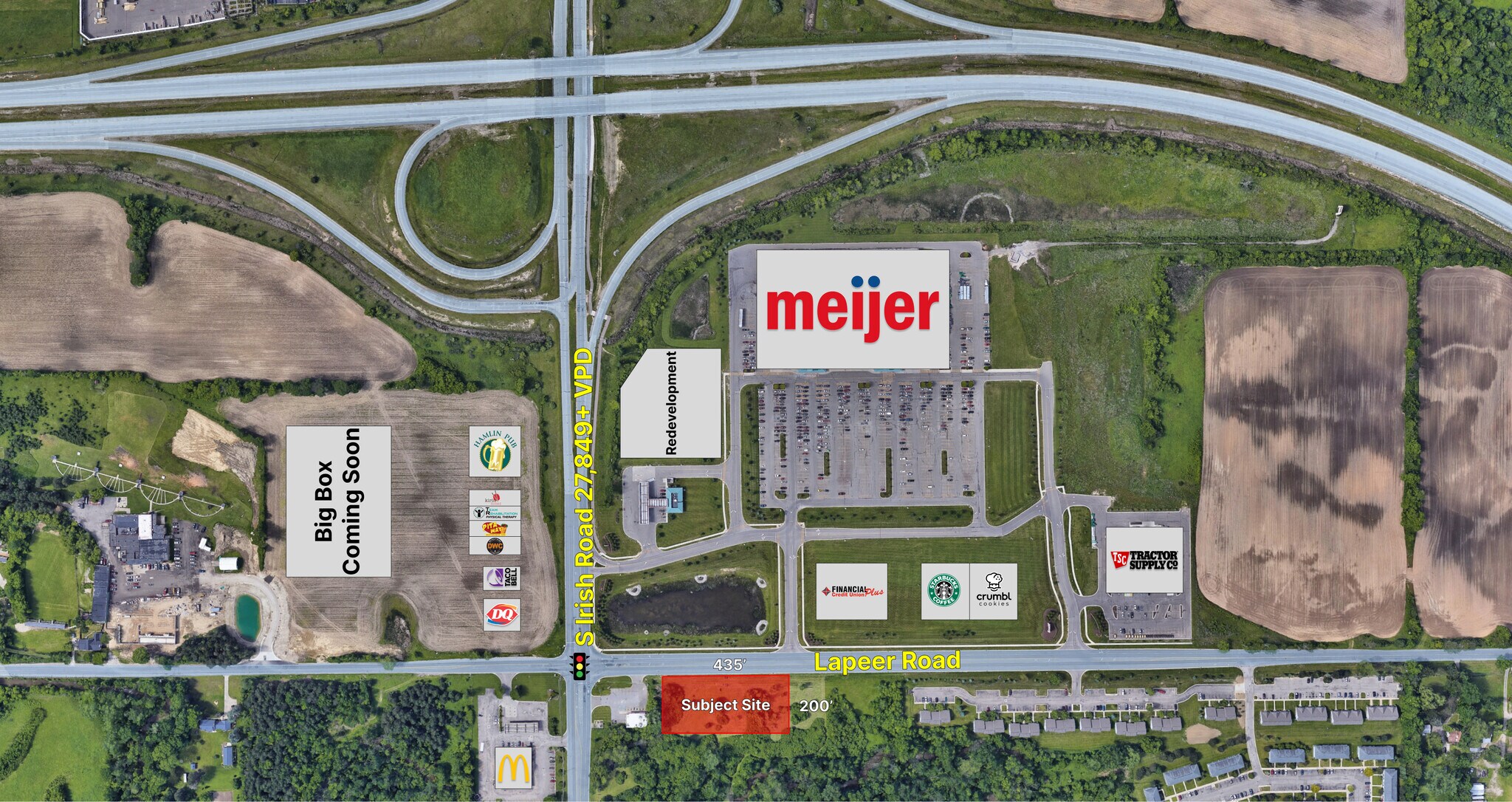 Lapeer & Irish Rd, Davison, MI for sale Primary Photo- Image 1 of 1