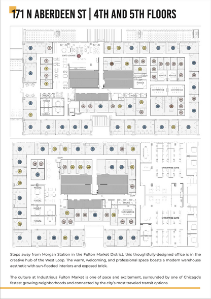 171 N Aberdeen St, Chicago, IL for lease - Floor Plan - Image 2 of 7