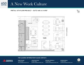 650 Fifth Ave, New York, NY for lease Floor Plan- Image 2 of 2