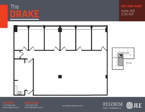 2211-2215 S York Rd, Oak Brook, IL for lease Floor Plan- Image 1 of 5