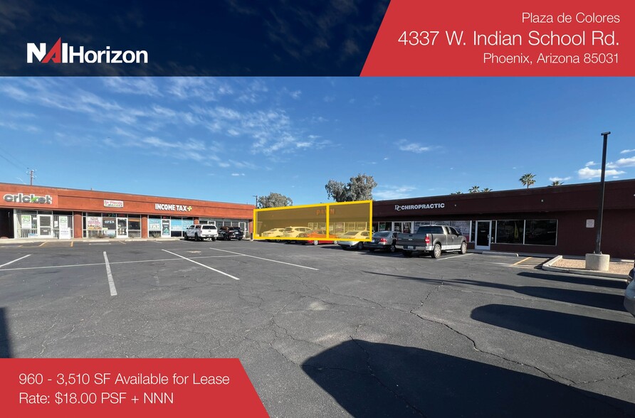 4337 W Indian School Rd, Phoenix, AZ for lease - Building Photo - Image 1 of 4