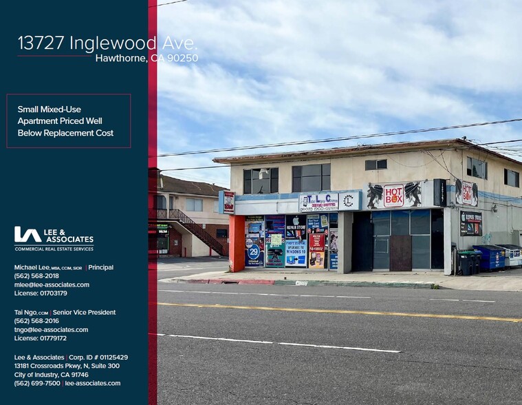 13727 Inglewood Ave, Hawthorne, CA 90250 - Small Residential Mixed Use Project