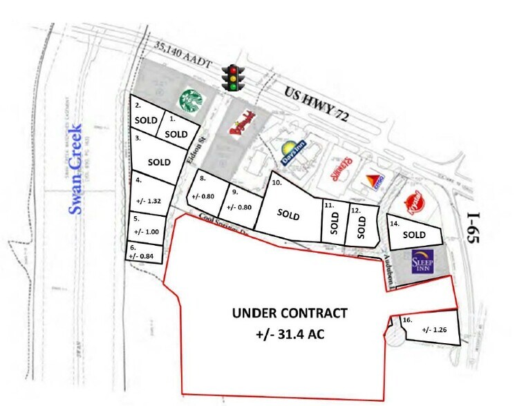 Prime Athens Commercial Lots portfolio of 4 properties for sale on LoopNet.com - Site Plan - Image 2 of 2