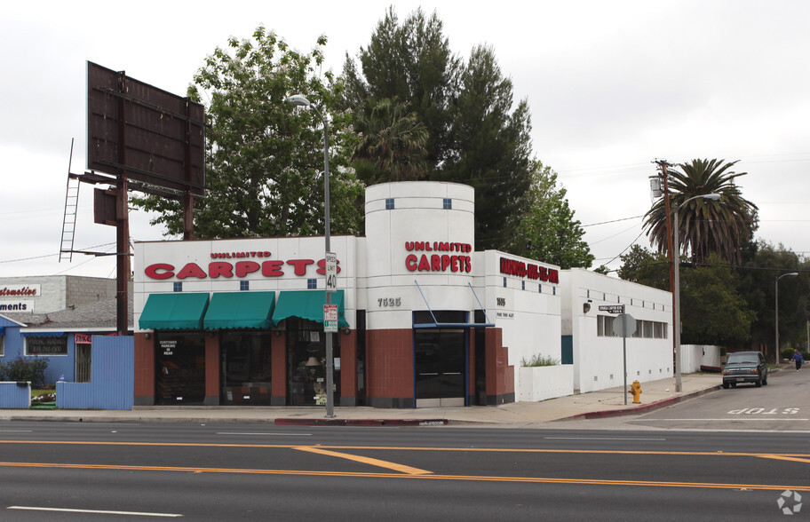 Postcard CA Canoga Park Topanga Plaza Shopping Center Rain