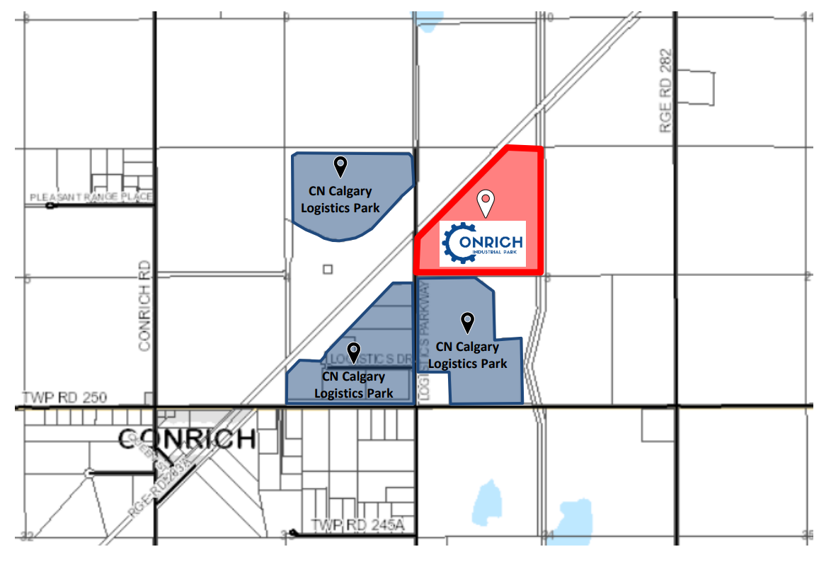 Conrich Industrial Pk, Calgary, AB for sale Site Plan- Image 1 of 2