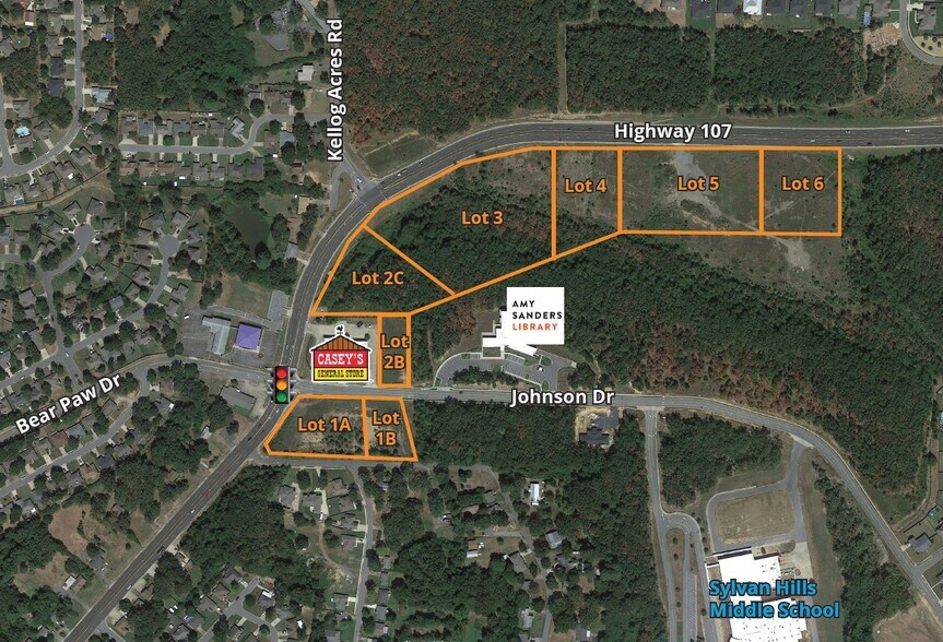 Highway 107 Johnson Drive, Sherwood, AR 72120 Land for Sale