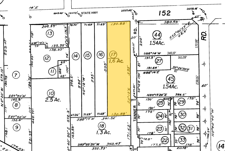 1743 E Pacheco Blvd, Los Banos, CA for lease - Plat Map - Image 2 of 5