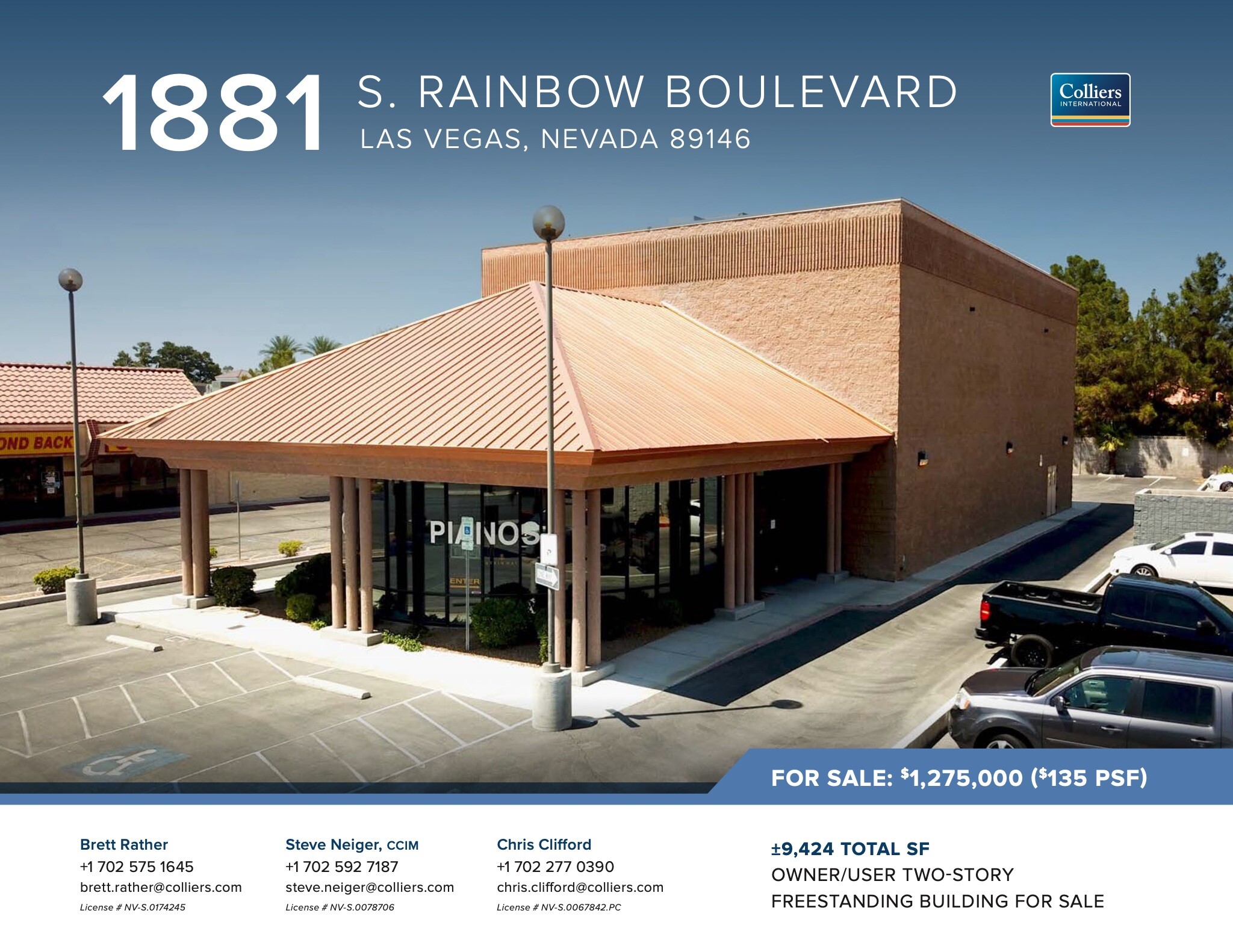 1881 S Rainbow Blvd, Las Vegas, NV for sale Building Photo- Image 1 of 1