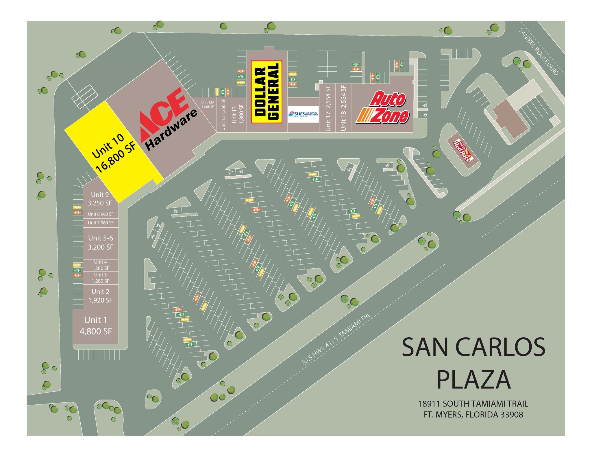 18911 S Tamiami Trl, Fort Myers, FL for lease Site Plan- Image 1 of 1