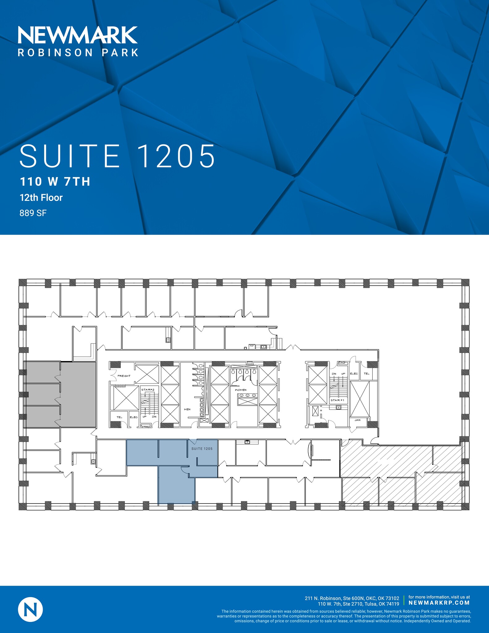 110 W 7th St S, Tulsa, OK for lease Site Plan- Image 1 of 1