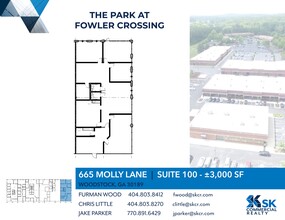 605 Molly Ln, Woodstock, GA for lease Site Plan- Image 1 of 1