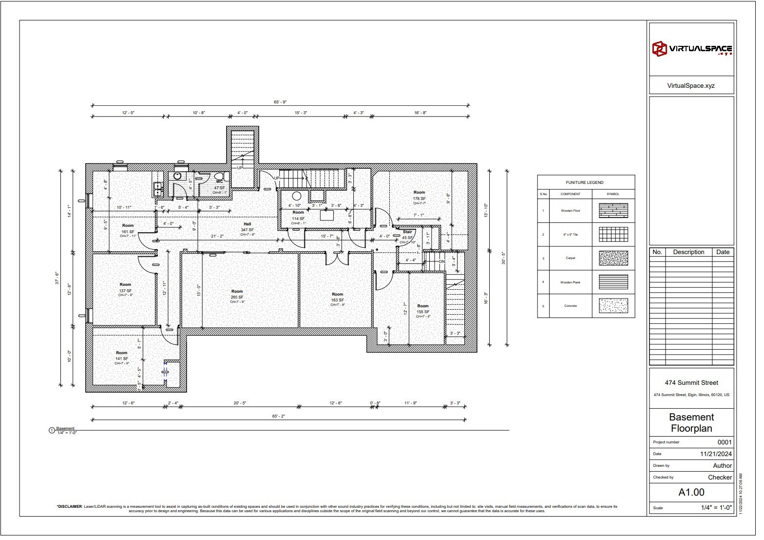 474 Summit St, Elgin, IL for lease Floor Plan- Image 1 of 1
