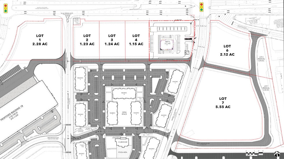 400 Wendell Blvd, Wendell, NC for lease - Site Plan - Image 2 of 3