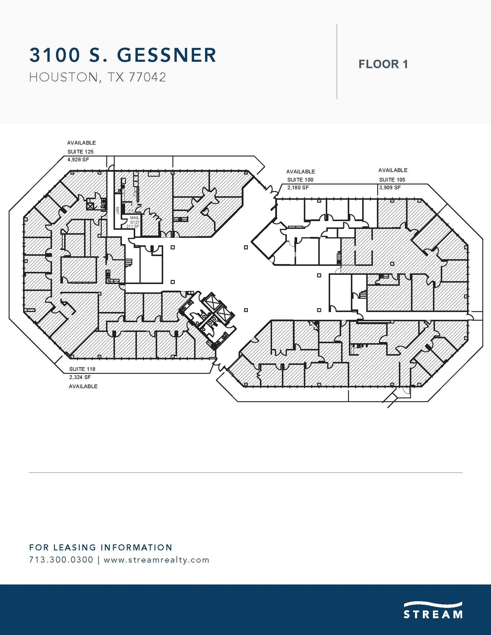 3100 S Gessner Rd, Houston, TX for sale Floor Plan- Image 1 of 1