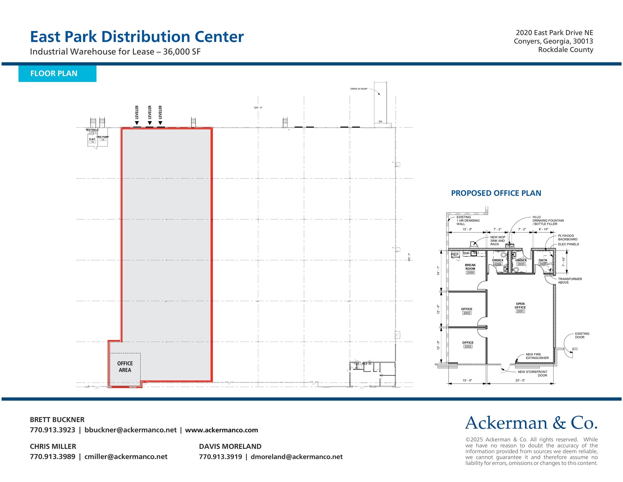 2020 E Park Dr NE, Conyers, GA for lease Site Plan- Image 1 of 1