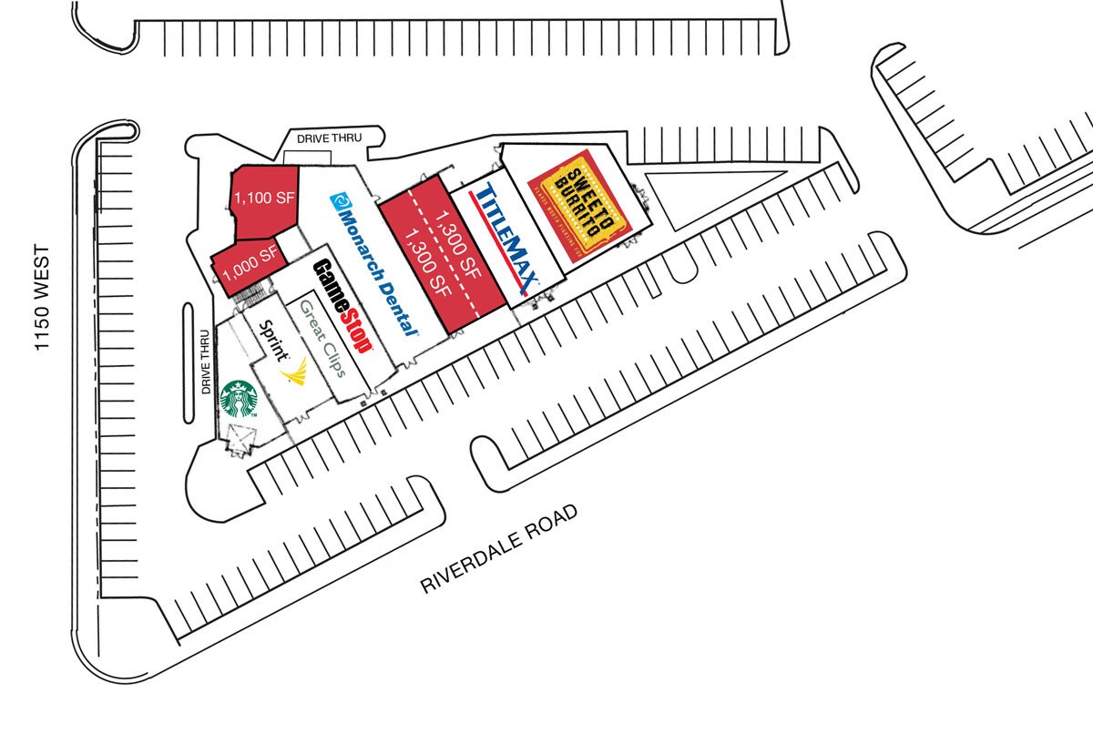 1140 W Riverdale Rd, Riverdale, UT 84405 River Village Retail Center