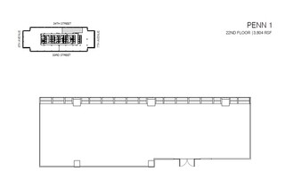 PENN 1, New York, NY for lease Floor Plan- Image 1 of 2