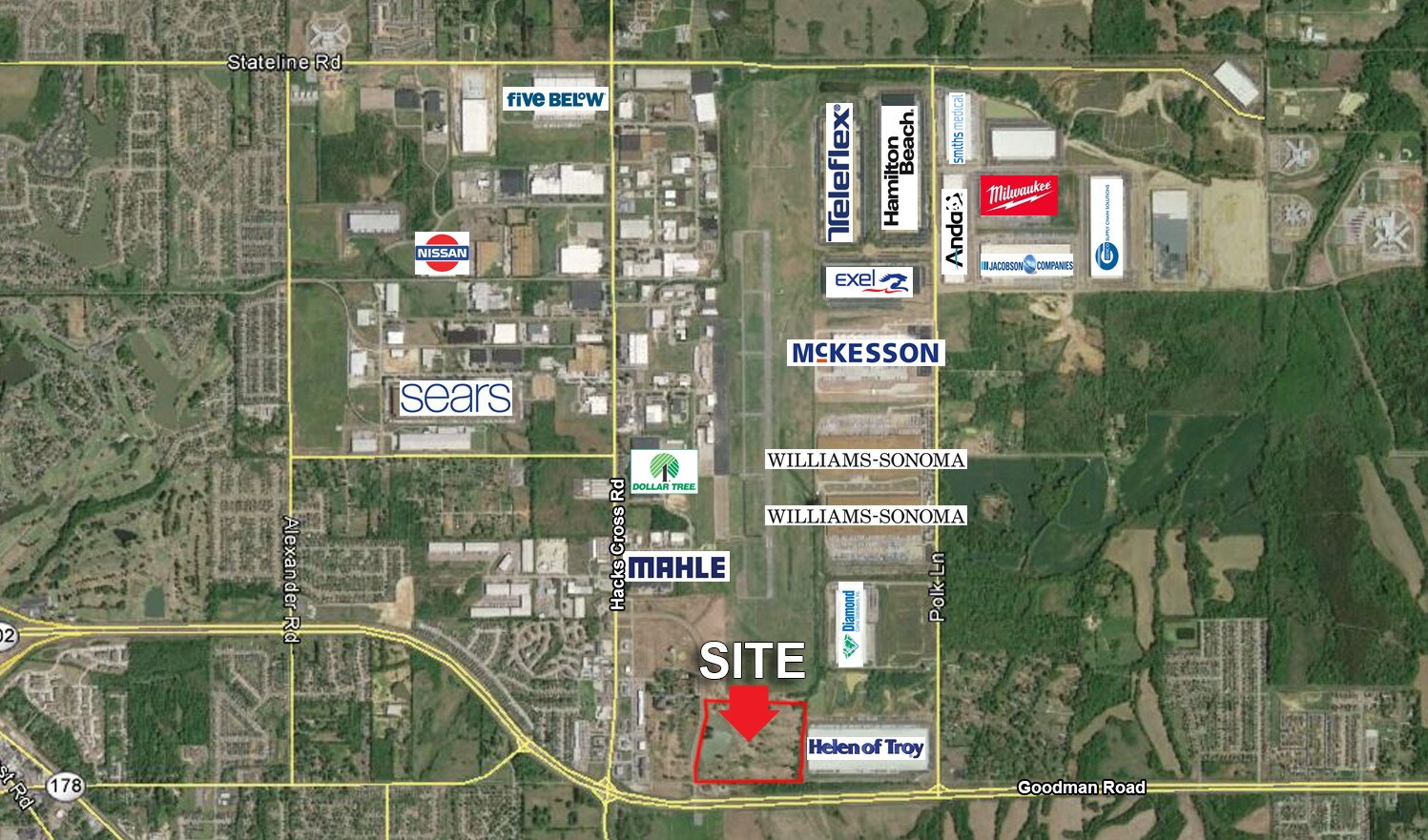 NE Goodman & Hacks Cross, Olive Branch, MS for sale Building Photo- Image 1 of 1