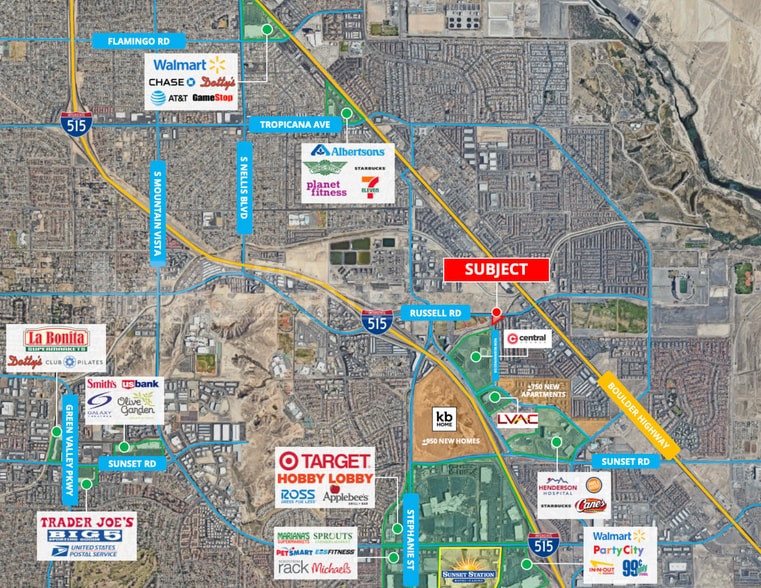 5986-6001 E Russell Rd, Henderson, NV for sale - Aerial - Image 3 of 3