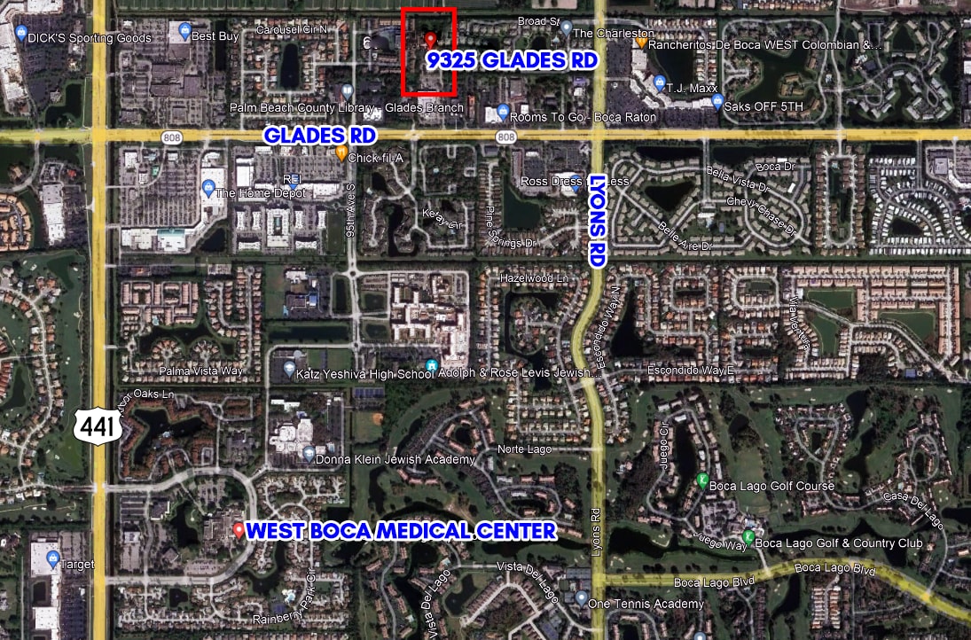 9325 W Glades Rd, Boca Raton, FL 33434 Glades Medical Center