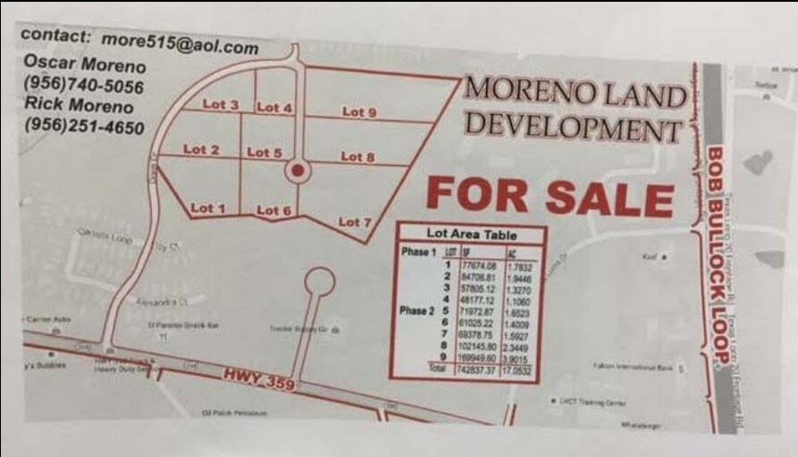 Hwy 359 A Bob Bullock Loop, Laredo, TX for sale Primary Photo- Image 1 of 1