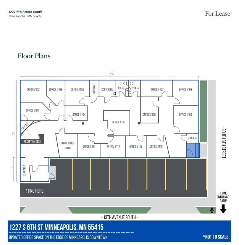 1227 S 6th St, Minneapolis, MN for lease Floor Plan- Image 1 of 1