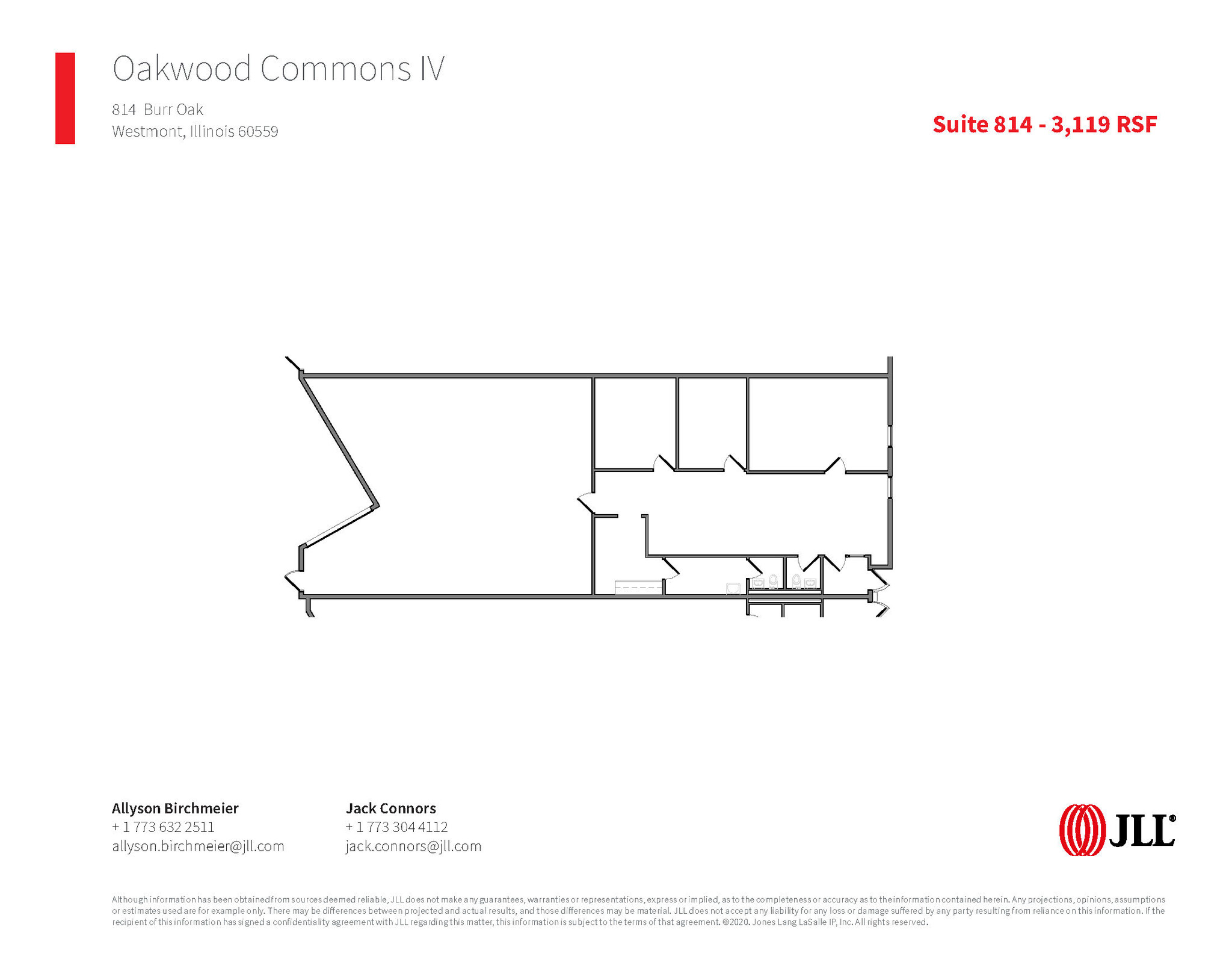 756-816 Burr Oak Dr, Westmont, IL for lease Floor Plan- Image 1 of 1