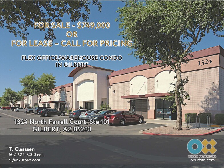 1324 N Farrell Ct, Gilbert, AZ for lease - Building Photo - Image 1 of 22