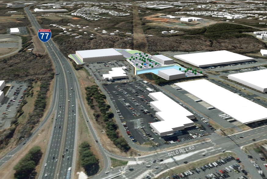 Gold Hill Rd, Fort Mill, SC for sale - Aerial - Image 2 of 9