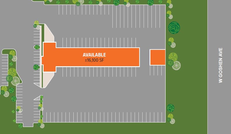 1619 N Plaza Dr, Visalia, CA for lease - Site Plan - Image 2 of 12