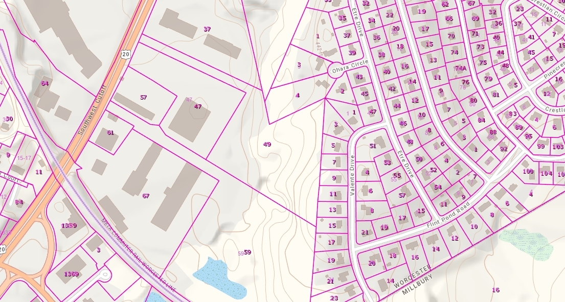 49 SW Cutoff, Worcester, MA for sale Plat Map- Image 1 of 1