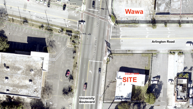 1227 University Blvd N, Jacksonville, FL - aerial  map view