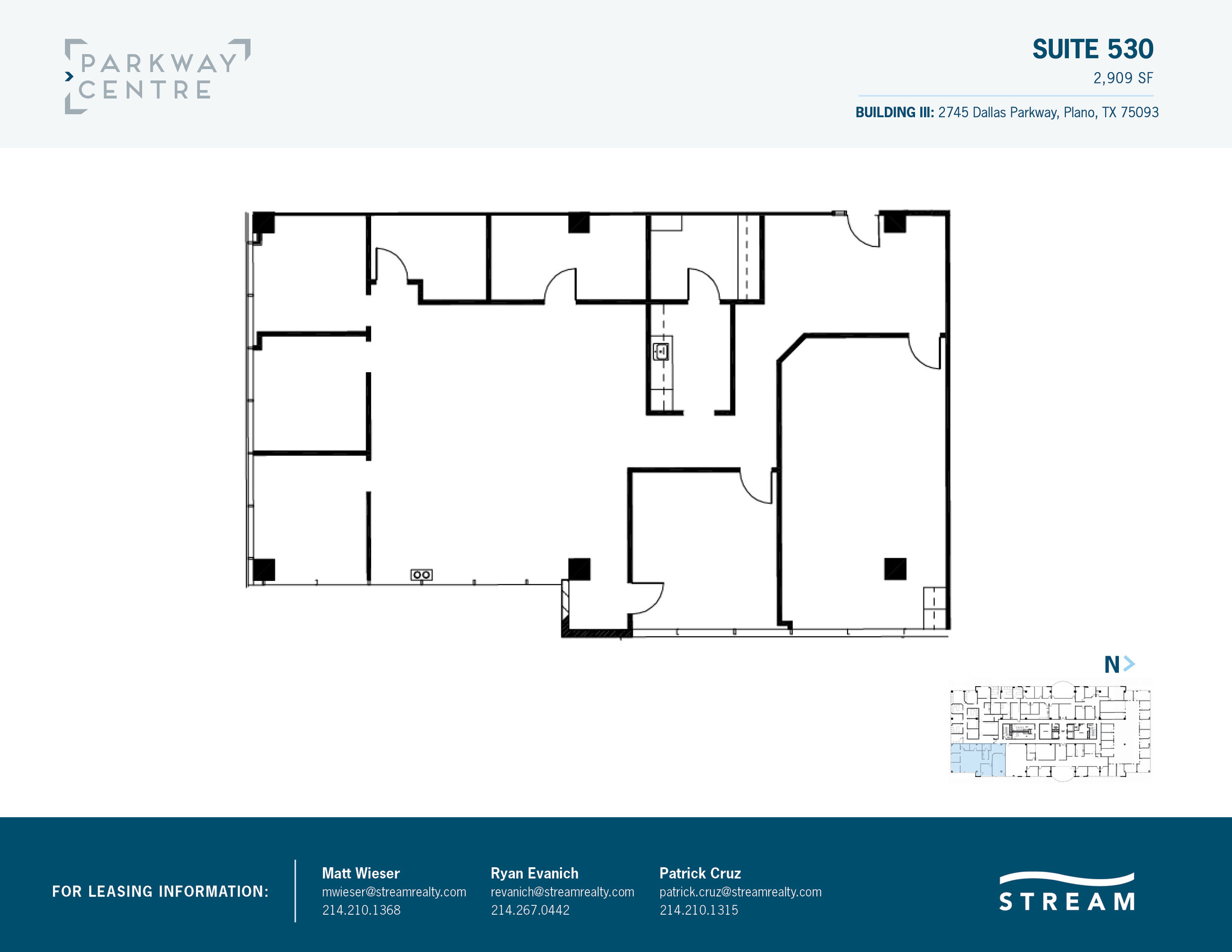 2745 Dallas Pky, Plano, TX for lease Floor Plan- Image 1 of 1