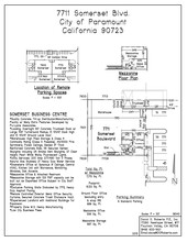 7617-7621 Somerset Blvd, Paramount, CA for lease Site Plan- Image 1 of 1