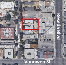 6834-6838 Baird Ave, Reseda, CA - Aerial map view