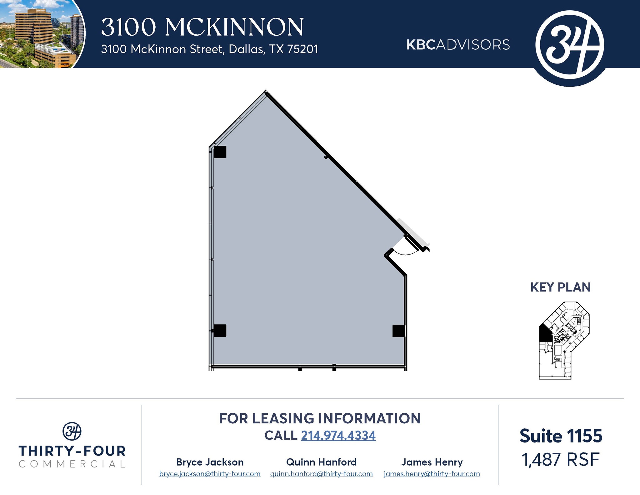 3100 McKinnon St, Dallas, TX for lease Floor Plan- Image 1 of 1