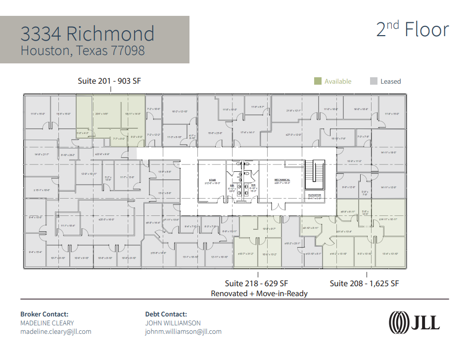 3334 Richmond Ave, Houston, TX for sale Floor Plan- Image 1 of 1