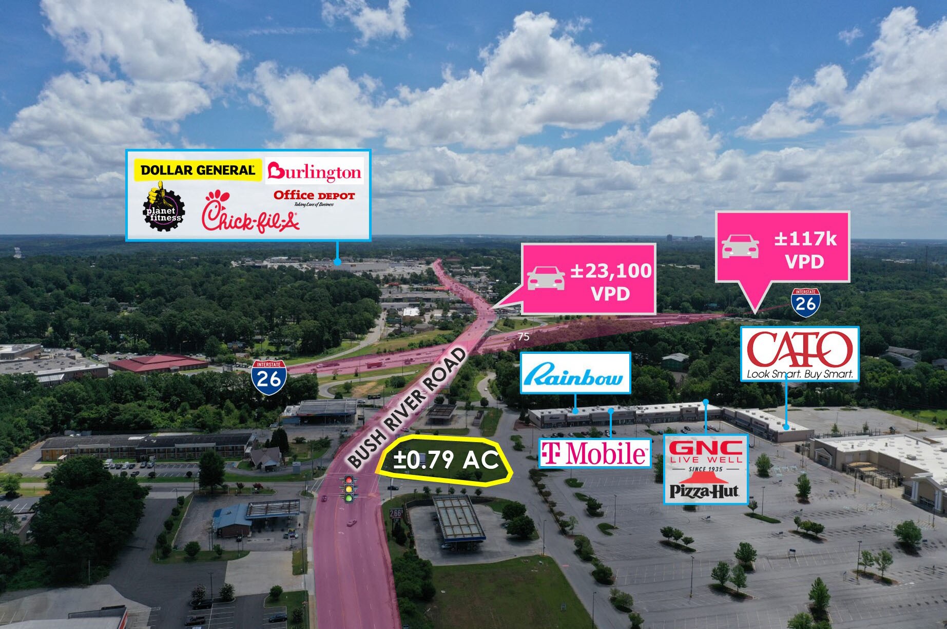 1330 Bush River Rd - Lot 3, Columbia, SC for sale Primary Photo- Image 1 of 1