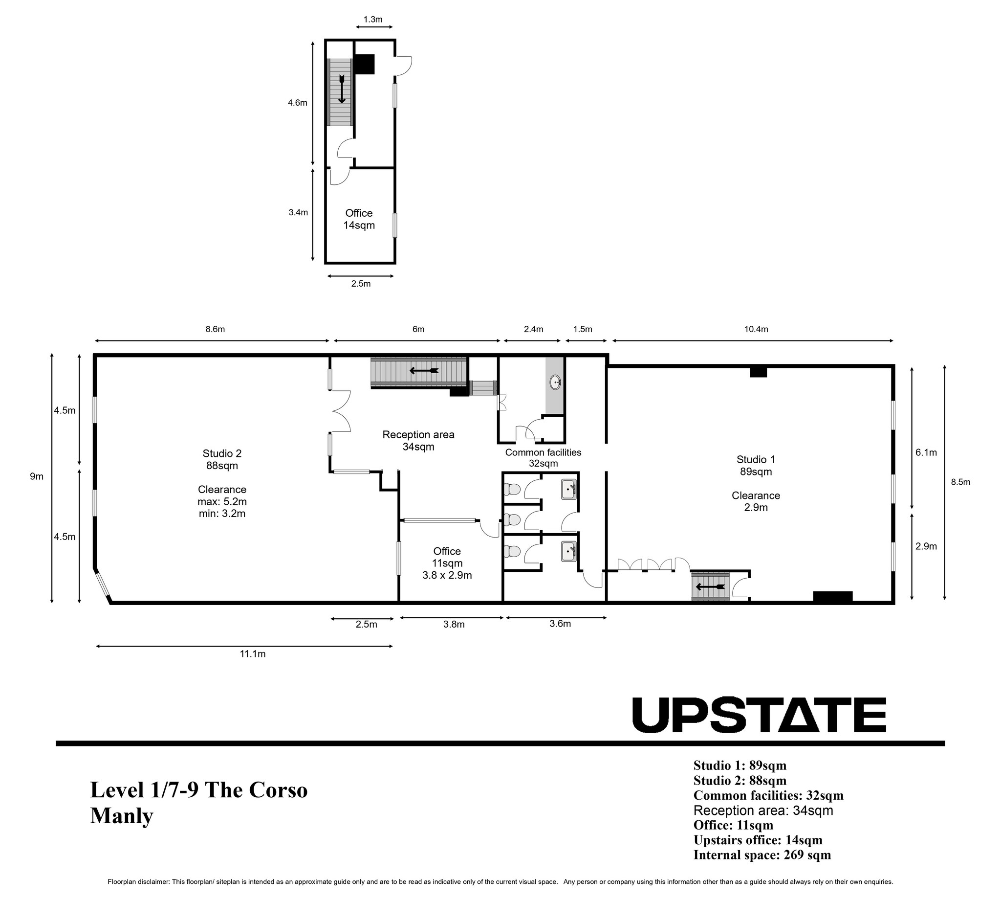 7-9 The Corso, Manly for lease Floor Plan- Image 1 of 5