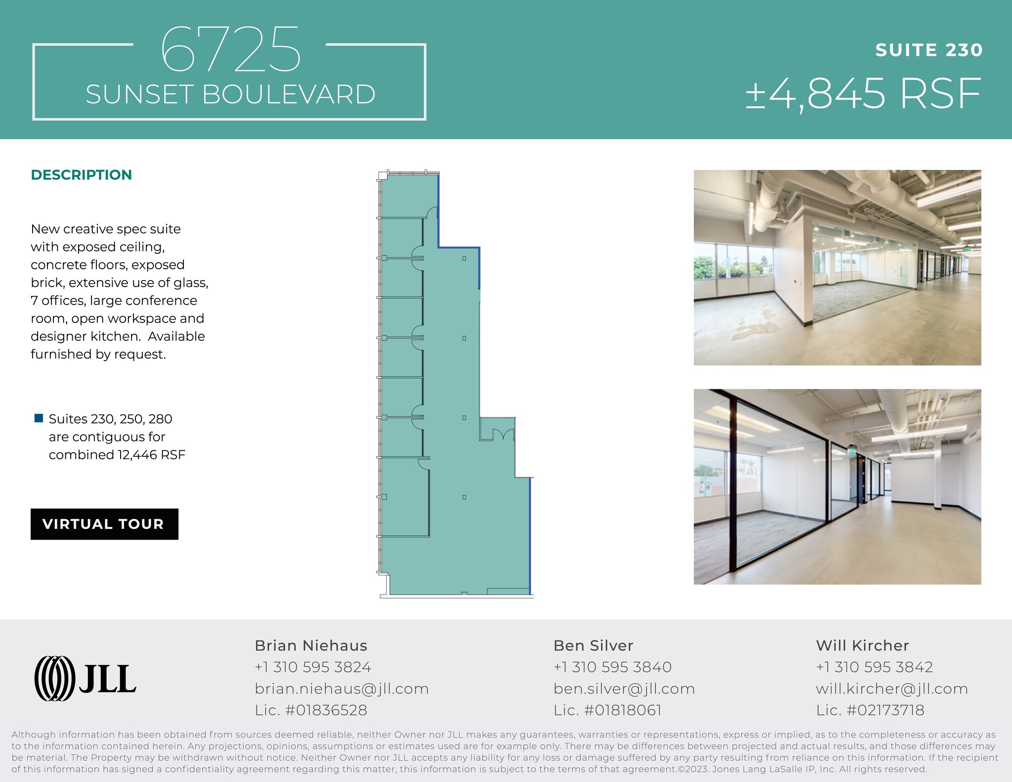 6725 W Sunset Blvd, Los Angeles, CA for lease Site Plan- Image 1 of 7