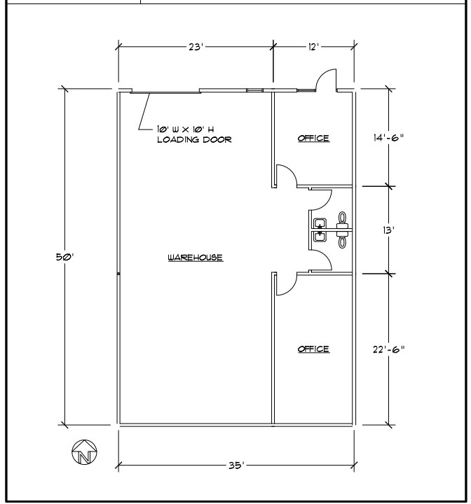 1815 W 205th St, Torrance, CA for lease Floor Plan- Image 1 of 1