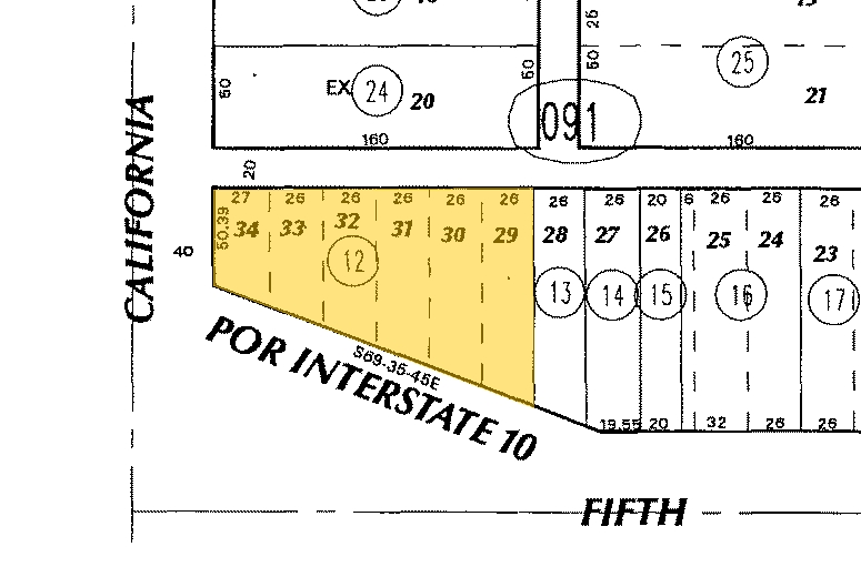 514 N California Ave, Beaumont, CA for sale - Plat Map - Image 1 of 1