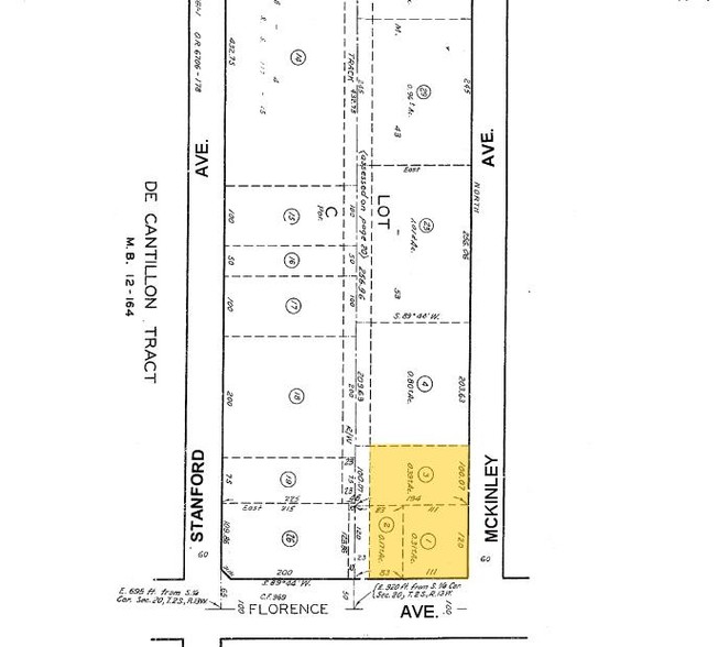 7111 McKinley Ave, Los Angeles, CA for lease - Plat Map - Image 2 of 9