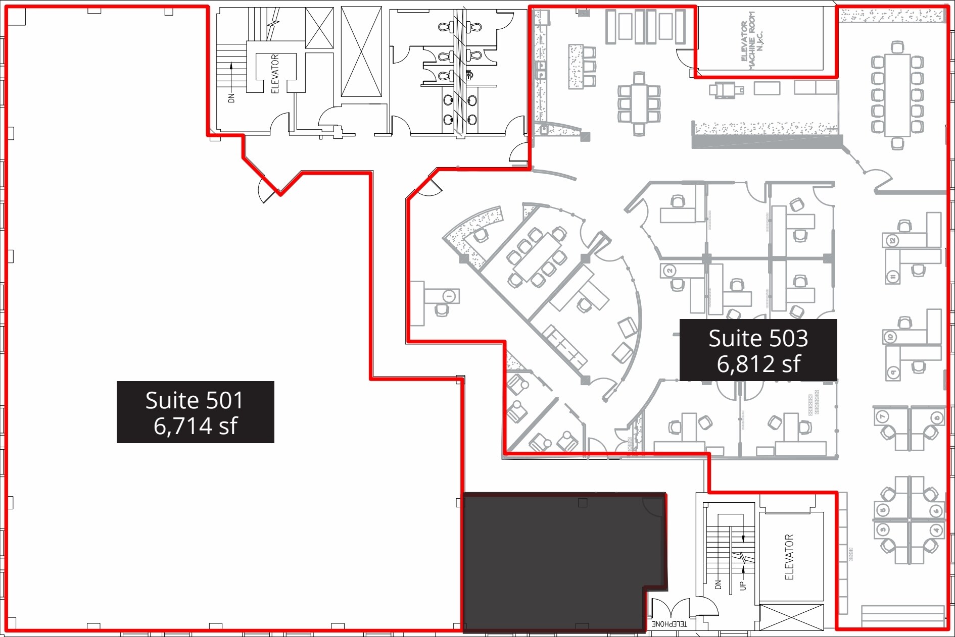 10158-10160 103rd St NW, Edmonton, AB for lease Floor Plan- Image 1 of 1